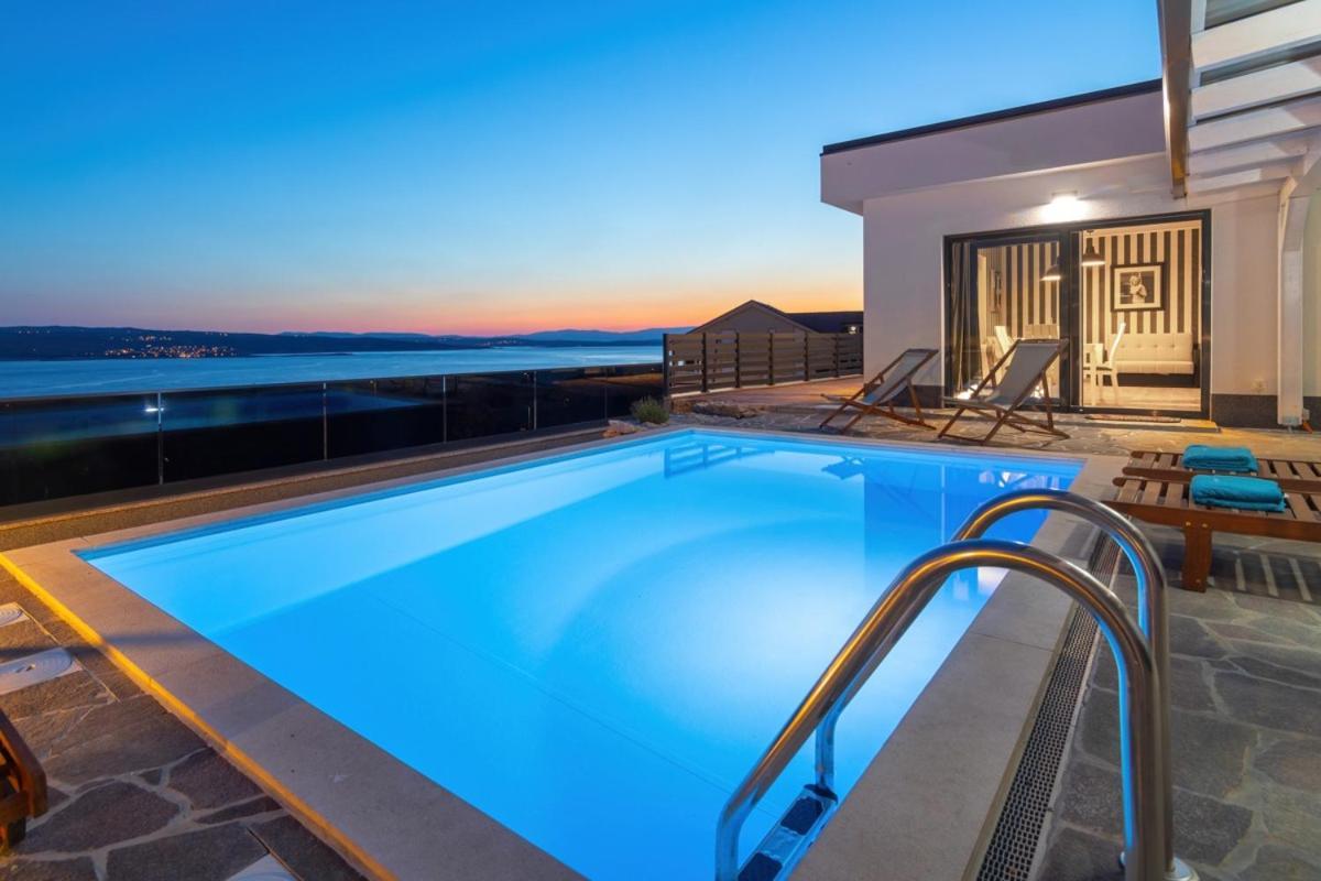 Villa Belissima Vista Mare Selce Kültér fotó